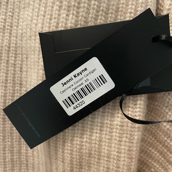 Jenni Kayne Cashmere Cocoon Cardigan - Oatmeal XS - Picture 5 of 5